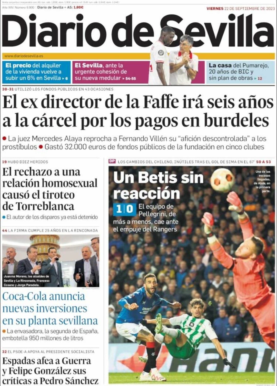 A snapshot from Seville – what the Spanish papers said
