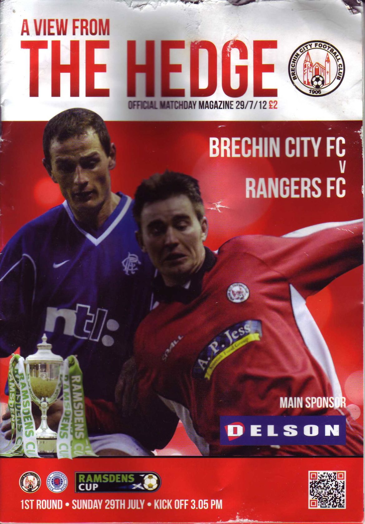 13 years ago today we played one of the most important games in the club’s history – against Brechin